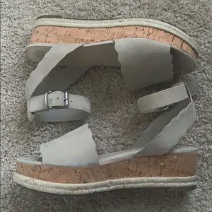 Marc Fisher Platform Espadrilles Sandals